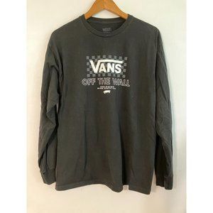 Van's Men's Large Black Long Sleeve T-Shirt READ